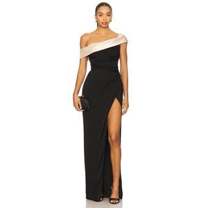 Sonya Moda Tuscany Gown Noir Crème XS